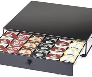 Nifty Coffee Pod Drawer – Compatible with K-Cups, 36 Pod Pack Holder, Black