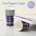 Lamosi 300 Pack - 5 oz Paper Cups