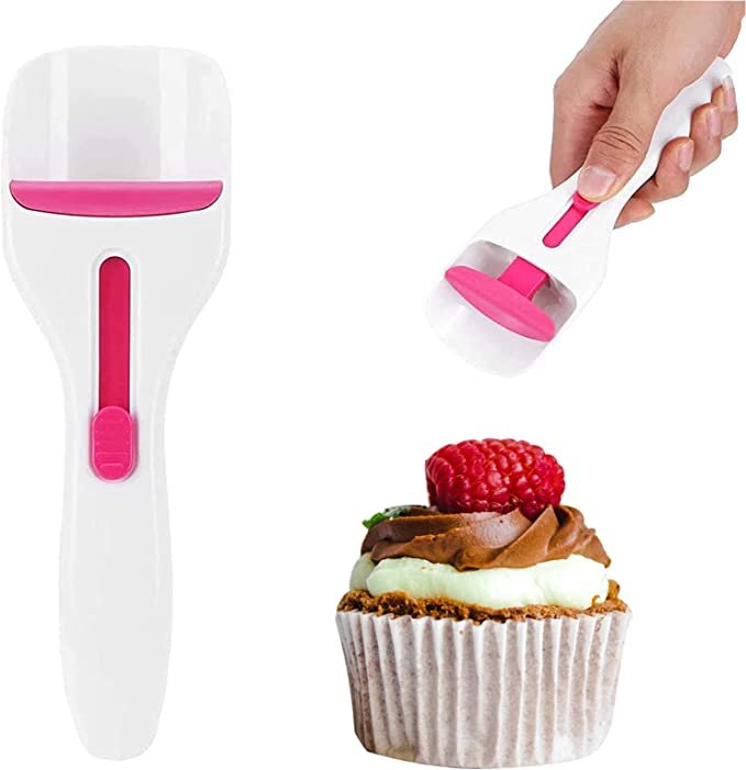 Cake Batter Distribution Scoop, Kitchen flour paste Dispenser scoop DIY cupcake batter scoop