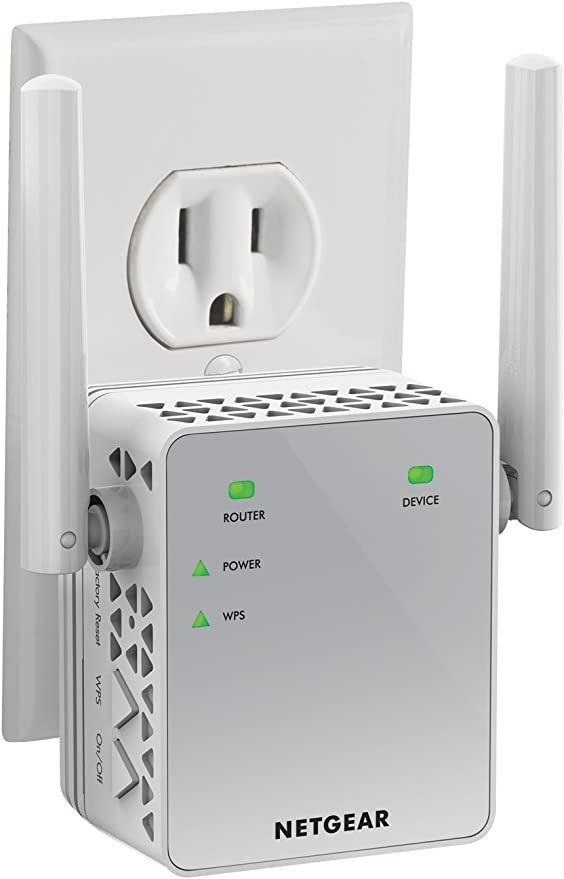 NETGEAR Wi-Fi Range Extender EX3700 - Coverage Up to 1000 Sq Ft and 15 Devices