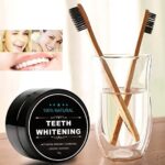 Teeth Whitening Charcoal Powder with Bamboo Brush Oral Care Set (1.05 oz)