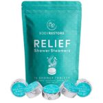 Body Restore Shower Steamers Aromatherapy - 15 Pack Shower Bombs for Women