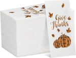 100 Pcs Disposable Thanksgiving Napkins