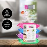 Global Beauty Care Premium Assorted Makeup Cleansing Wipes- 4 Pack - 30 Per Pack