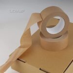 LICHAMP 4 Pack Brown Painters Tape 2 inch Wide, Medium Adhesive Brown Masking (220 Total Yards) Tape