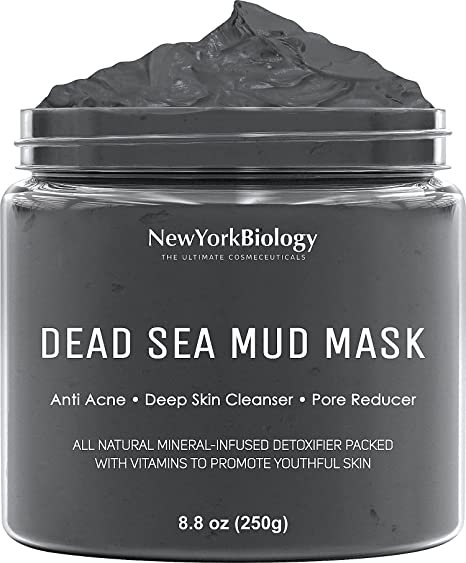 New York Biology Dead Sea Mud Mask for Face and Body with Dead Sea Mud Mask Infused with Lavender – 8.8 Oz