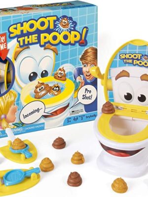 Shoot The Poop - Funny Family Game , 12 Soft Plastic Poops
