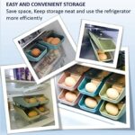GONNADOO LIFE Egg container for refrigerator Automatic Rolling with Date Reminder