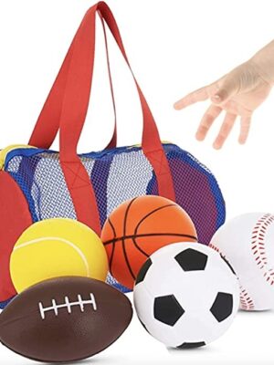 Balls for Kids, Toddler Sports Toys - Set of 5