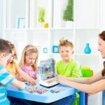 Education Game Machine Parent Child Interaction.