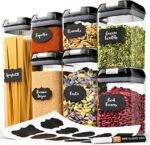 Airtight Food Storage Containers for Kitchen & Pantry Organization and Storage (7 Pack)