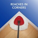 O-Cedar EasyWring Microfiber Spin Mop, Bucket Floor Cleaning System, Red, Gray