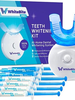 Whitebite Pro Teeth Whitening Kit with LED Light for Sensitive Teeth, , 7 Piece Set