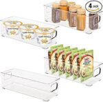 bHome & Co Clear Plastic Storage Bins