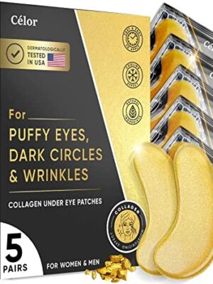 Under Eye Patches (5 Pairs) - Under Eye Masks for Beauty & Personal Care