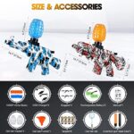 2 Set Electric Gel Splatter Toy, Full Auto and Manual Dual Mode