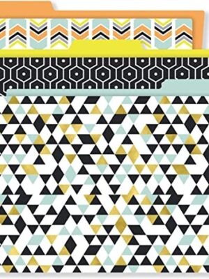 Carson Dellosa Aim High Decorative File Folders—11.75" x 9.5" (6-Pack)