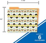 Carson Dellosa Aim High Decorative File Folders—11.75" x 9.5" (6-Pack)