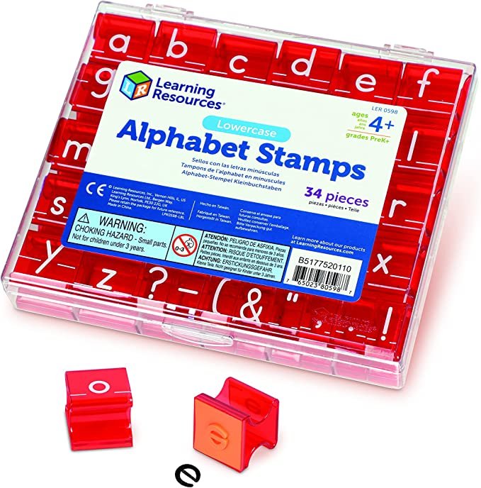 Learning Resources Lowercase Alphabet Stamps